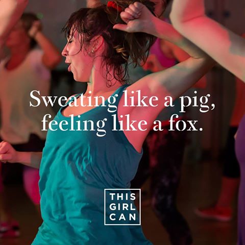 Sweating like a pig, feeling like a fox.