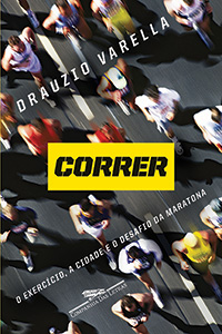 Capa do livro "Correr - O exercício, a cidade e o desafio da maratona", de Drauzio Varella.