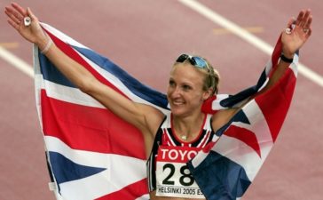 Paula Radcliffe no Mundial de Helsinki 2005