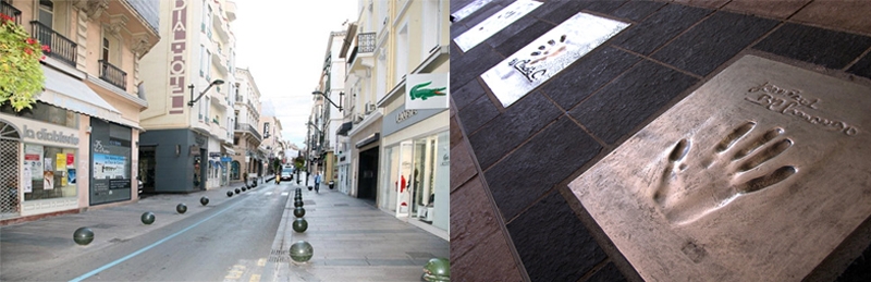 Rue dantibes e Chemin des Étoiles.