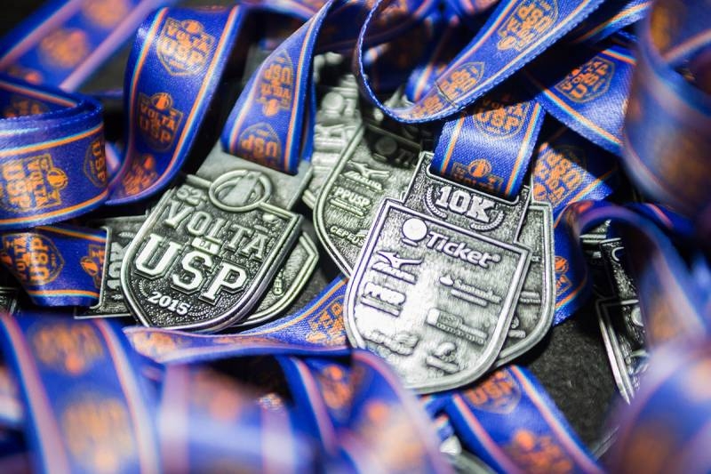 Medalhas da 52a Volta da USP (Foto: Sua Corrida)