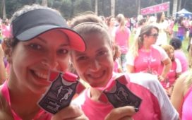 Ju Albuquerque e Juciara com suas medalhas