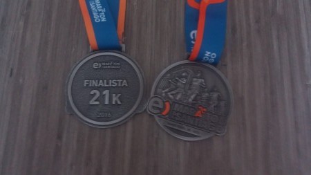 Medalha da Meia Maratona – Linda!!!!