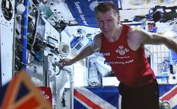 Astronauta britânico completa maratona no espaço