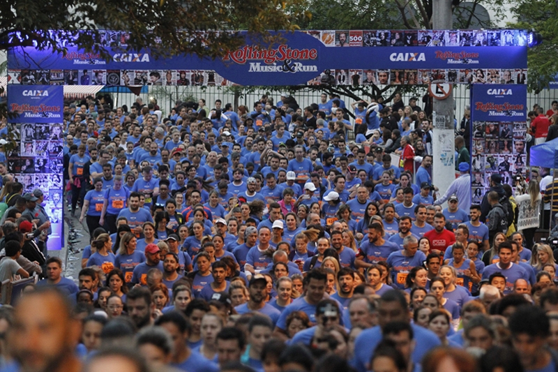 Tava tranquilinha a largada dos 5k, né? rs (Divulgação)